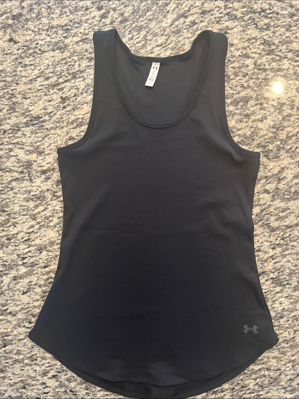 LG Black Ribbed Tank Top